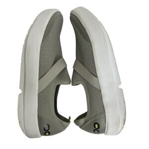 Oofos Women's OOmg Low  Gray White Size 9.5